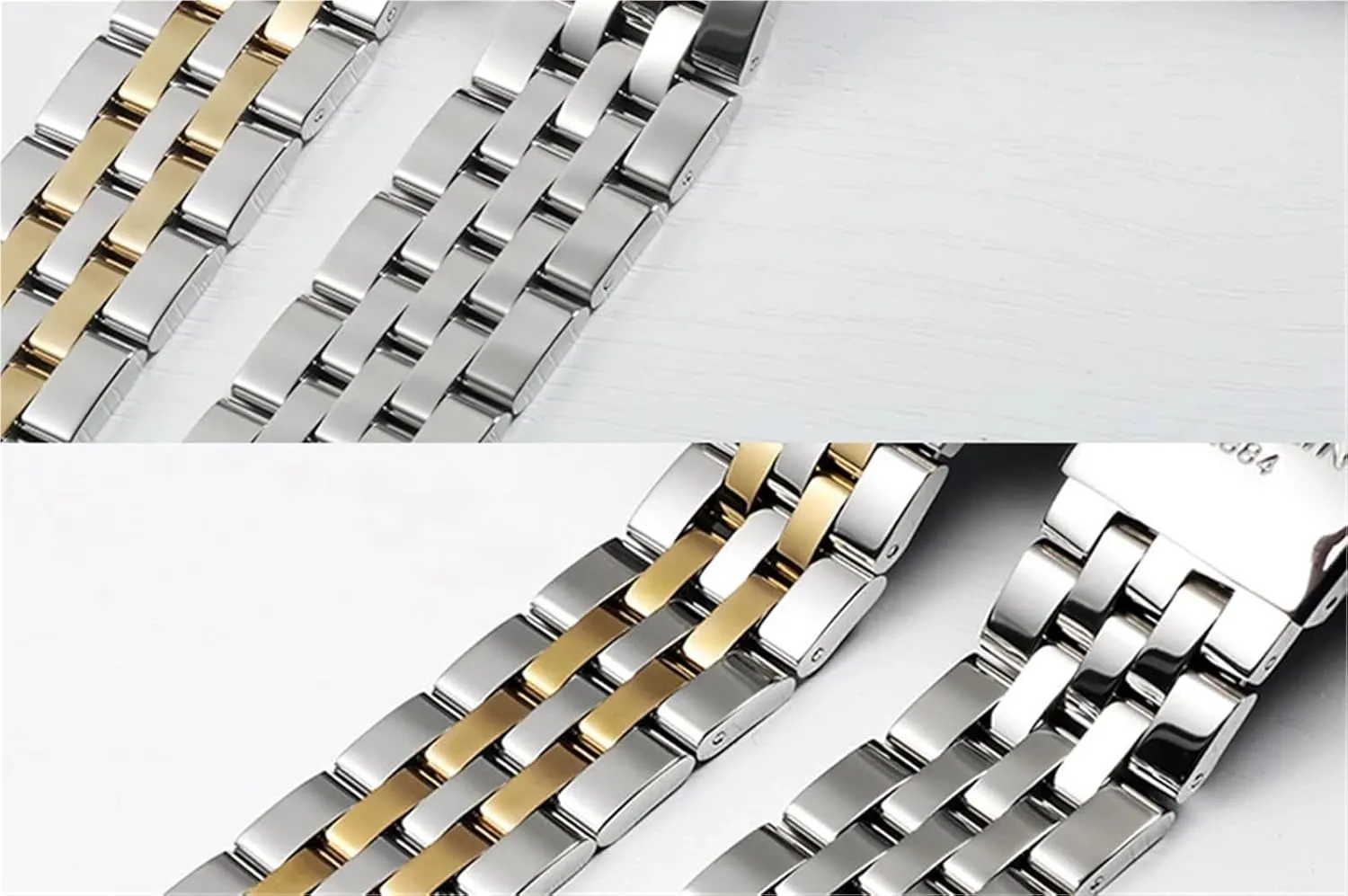 Stainless Steel Watch Strap Metal Replacement Watchbands 22mm 24mm 20mm Men Woman Universal Quick Change Band