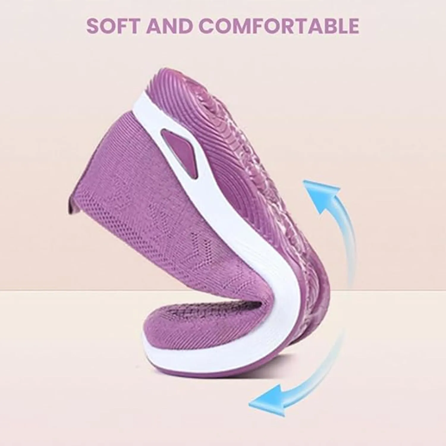 Stanceflex Shoes for Women, Orthowalkway Womens Shoes, Orthopedic Breathable Soft Sole Footwear Wide Width Slip on Shoes