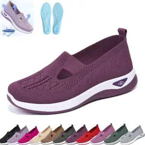 Stanceflex Shoes for Women, Orthowalkway Womens Shoes, Orthopedic Breathable Soft Sole Footwear Wide Width Slip on Shoes