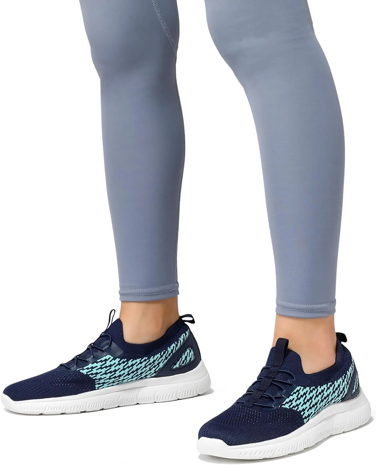 STQ Women Walking Shoes with Arch Support Comfort Lightweight Slip on Sneakers