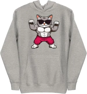 Strong Fitness cats Hoodie Pullover