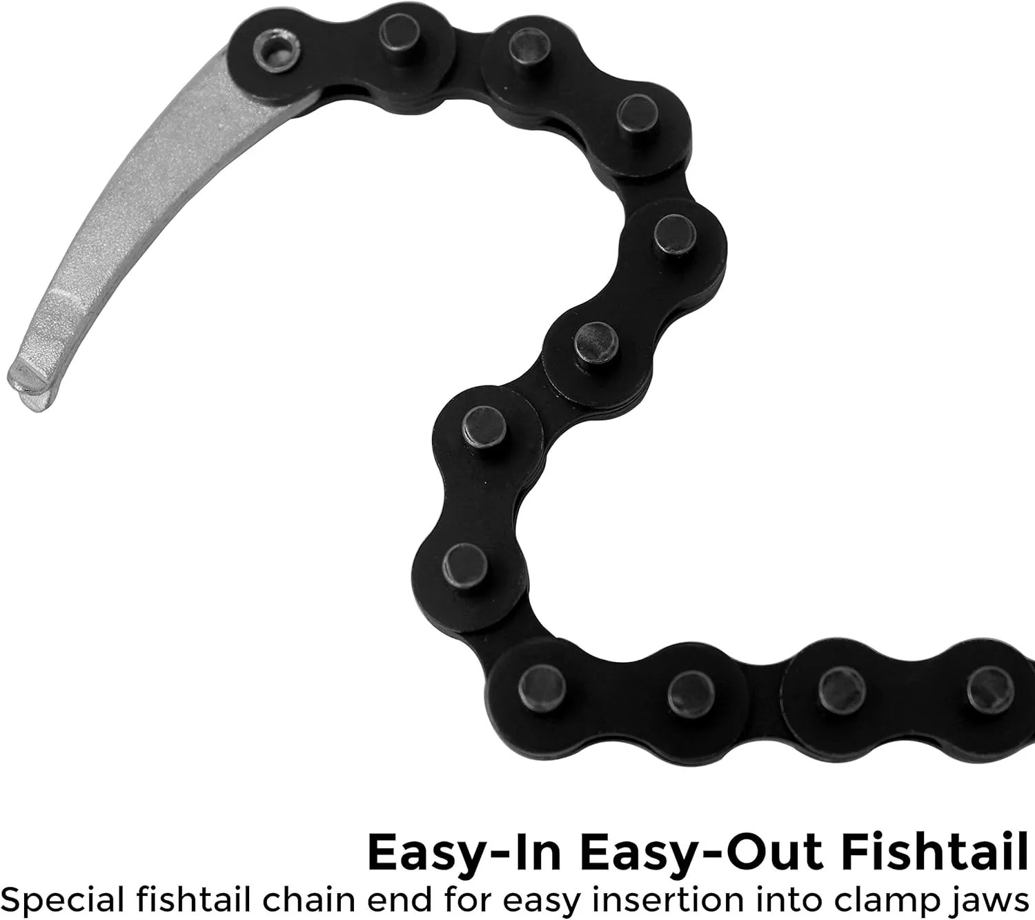 Strong Hand Tools Locking Chain Pliers, Removable 48″ Chain, Holds Up To 14" Diameter Pipes, Unique Easy Open Crank Handle, Quick Release Trigger, PFC1048