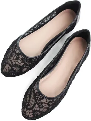 Stunner Women Cute Slip-On Ballet Shoes Soft Solid Classic Pointed Toe Flats