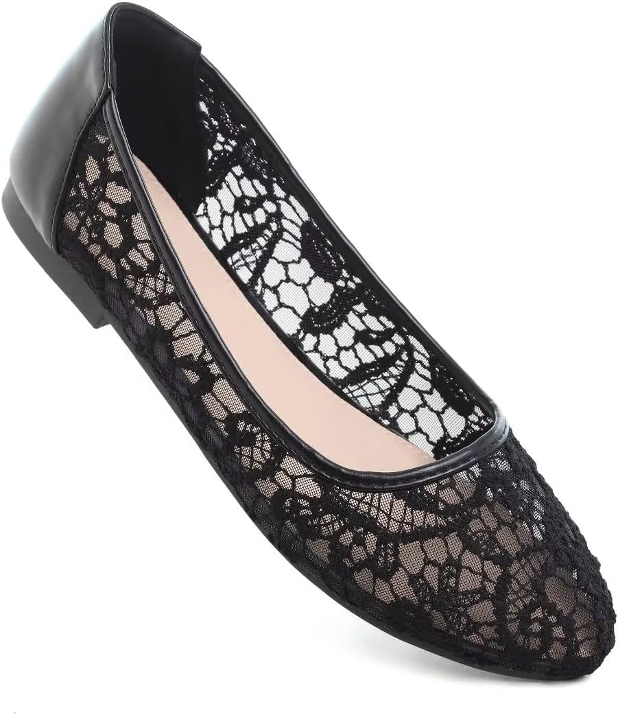 Stunner Women Cute Slip-On Ballet Shoes Soft Solid Classic Pointed Toe Flats