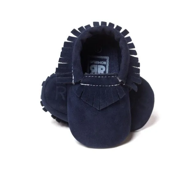 Suede Leather Newborn Baby Shoes