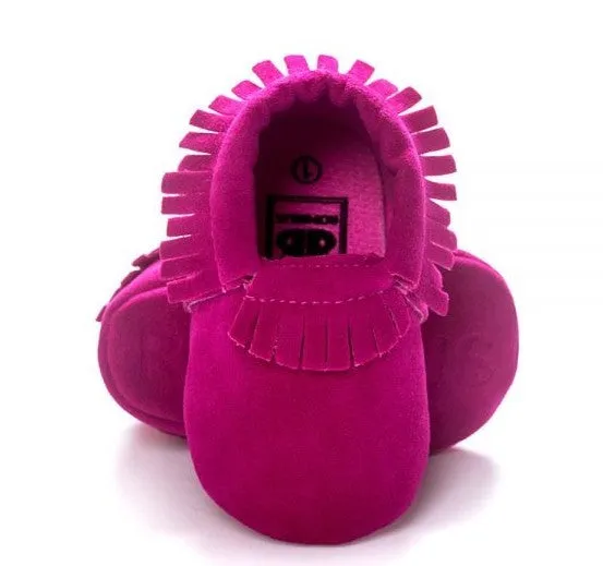 Suede Leather Newborn Baby Shoes