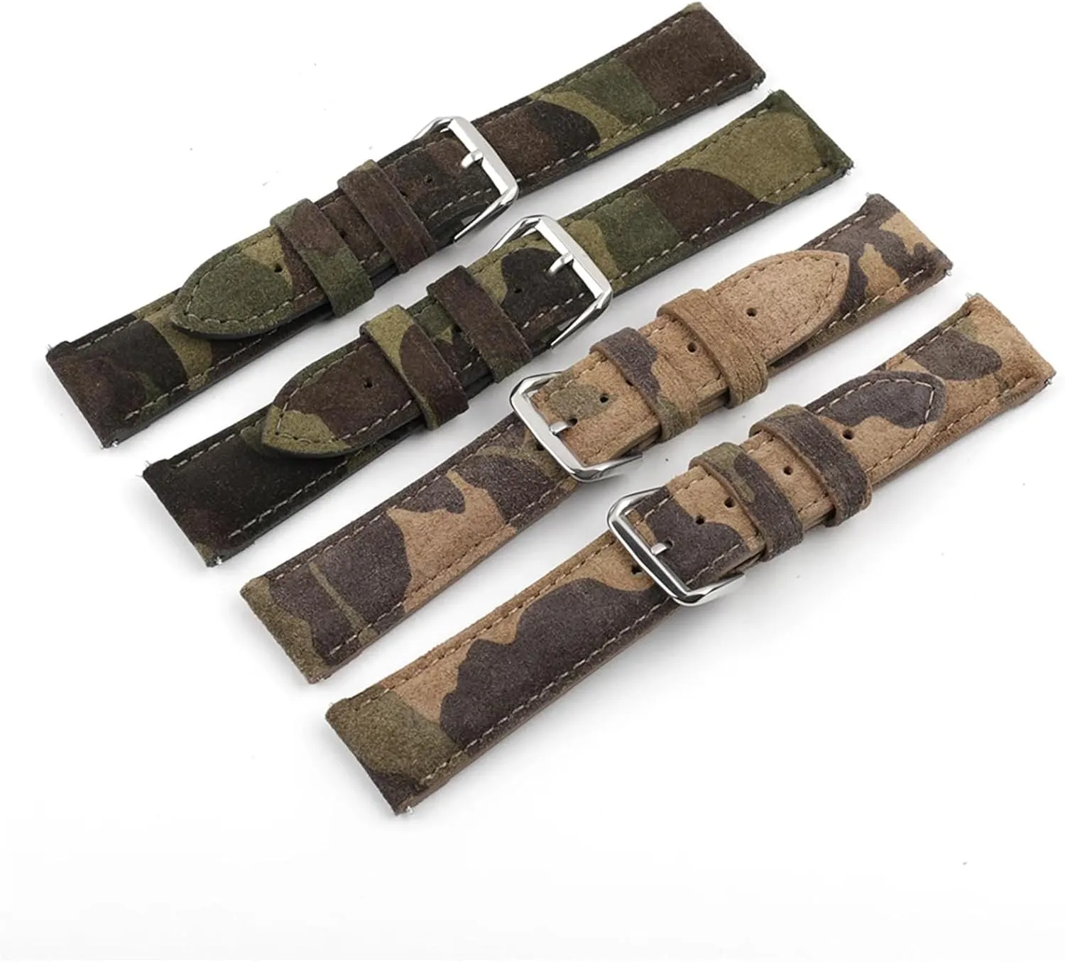 Suede Leather Watch Strap 18mm 20mm 22mm Vintage Handmade Watchband Replacement Belts