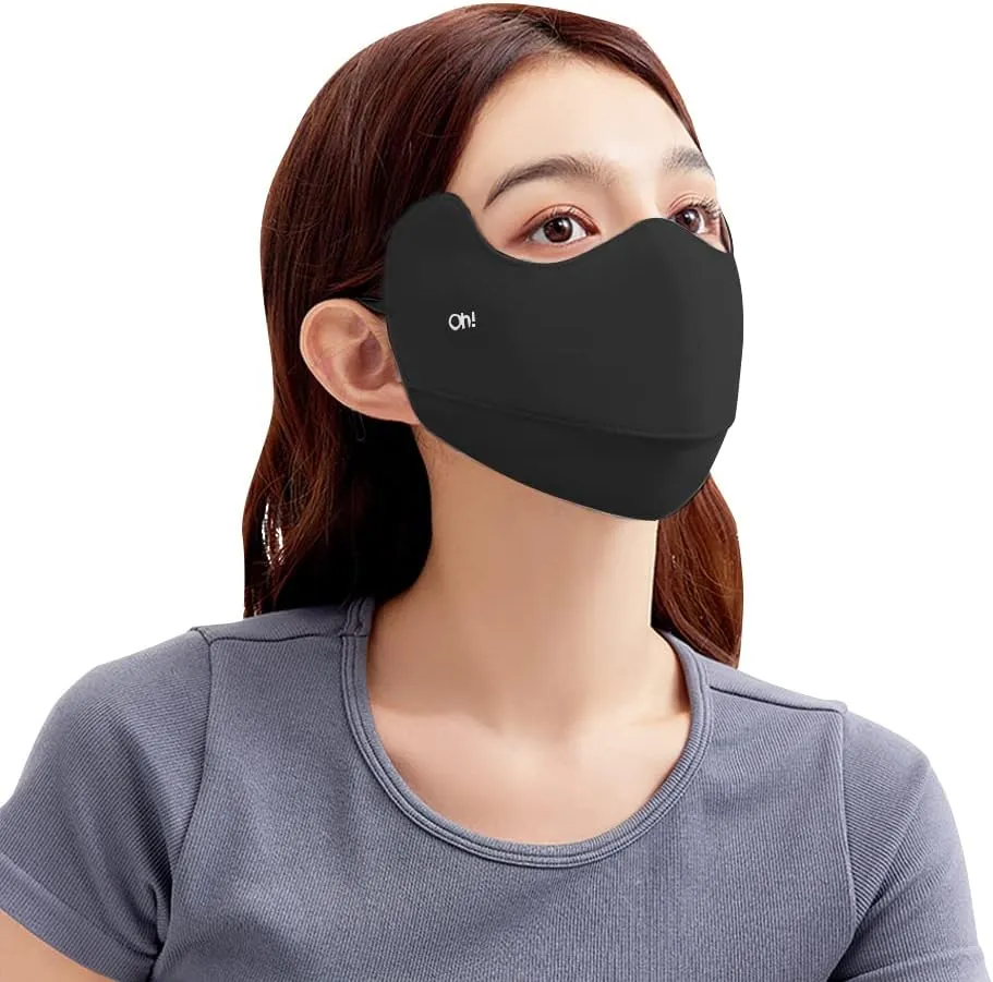 Sun Protection UPF 50  UV Face Cover Summer Face Mask Neck Gaiter with Ear Loops SLN3M308