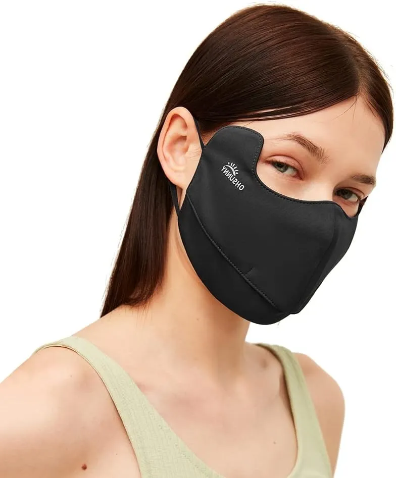 Sun Protection UPF 50  UV Face Cover Summer Face Mask Neck Gaiter with Ear Loops SLN3M308