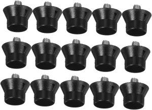 SUPVOX 13mm Football Cleat Replacement Studs Nylon Running Shoes Nails Track Shoe Anti-Skid Spikes Metal Cleats for Sports Accessories