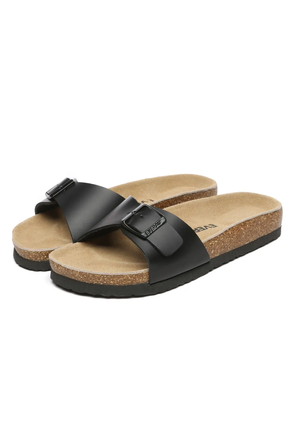 Swan Leather Easy Slip-On Sandals