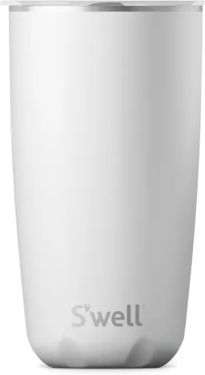 S'well Stainless Steel Tumbler with Slide-Open Lid, 18oz, Moonstone, Triple Layered Vacuum Insulated Containers Keeps Drinks Cold for 12 Hours and Hot for 4, BPA Free