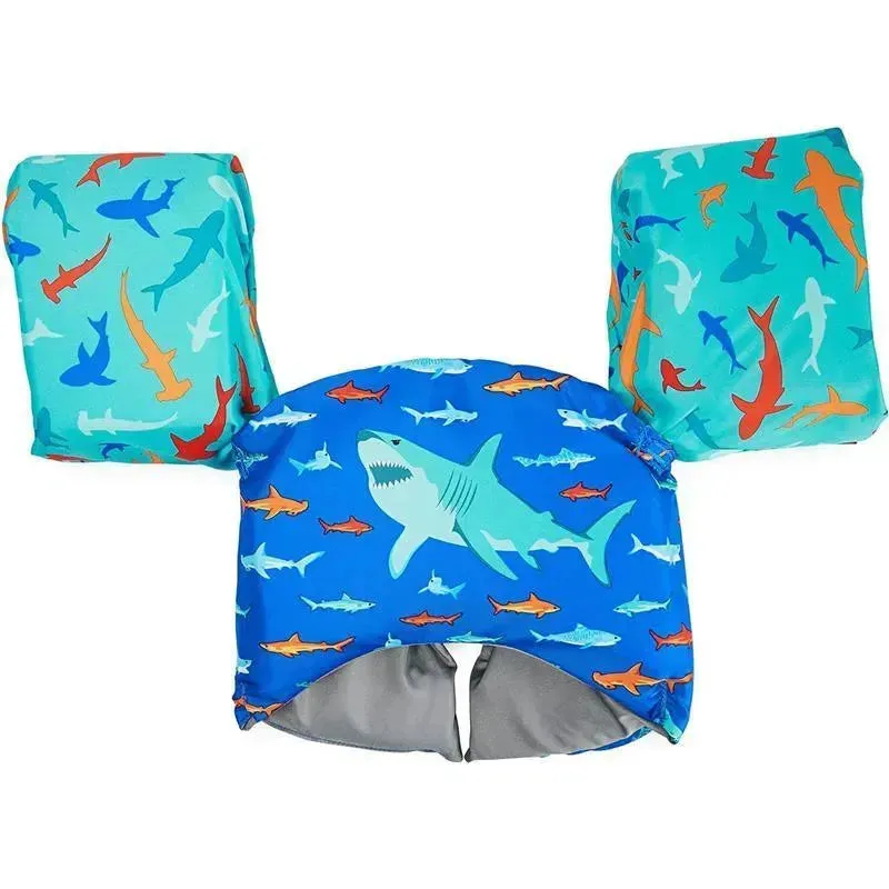 SwimWays - instrutor de natação, colete salva-vidas aprovado pela Guarda Costeira dos EUA, tubarão