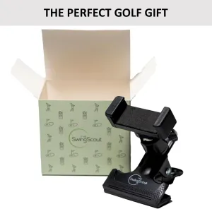 SwingScout | Golf Bag Phone Holder | Easy to Use Clip | No Extra Gear Needed | Quick Setup | Fits Any Cellphone | Perfect Golf Gift