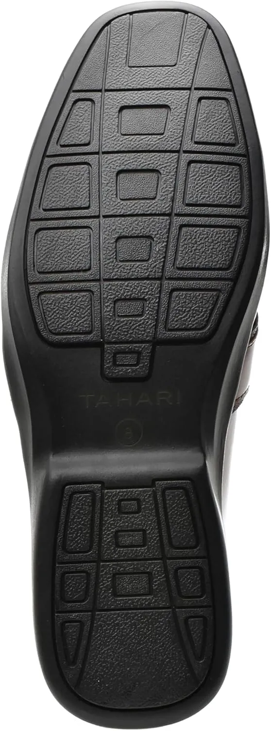 TAHARI Mens Loafers Easy Slip On Design for All Day Comfort with Front Strap