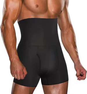 TAILONG Men Tummy Control Shorts High Waist Slimming Underwear Body Shaper Seamless Belly Girdle Boxer Briefs