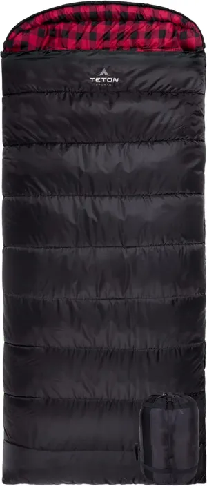 Teton Celsius XXL Sleeping Bag, Cold Weather Sleeping Bags for Adults and Kids, Camping Made Easy and Warm. Compression Sack Included, 35F, 25F, 0F, 20F Degree