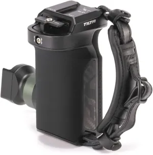 Tilta Left Side PD Handle with Run/Stop Type VIII, with Internal Battery, Adjustable Angle, Run-Stop Cables, Mount Accessories, Ergonomic Design (Black) | TA-LSP8-B