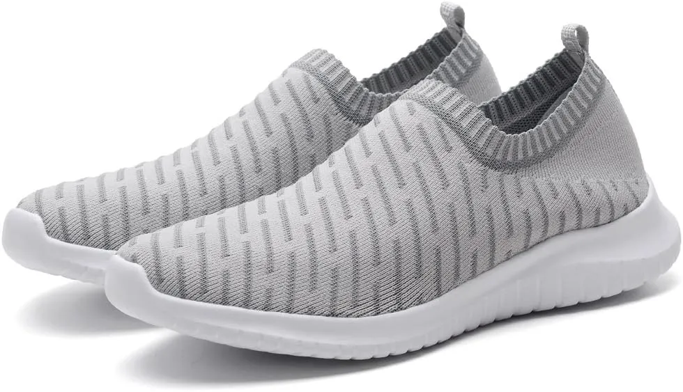 TIOSEBON Women's Athletic Walking Shoes Slip on Casual Mesh Soft Breathabale Sneakers