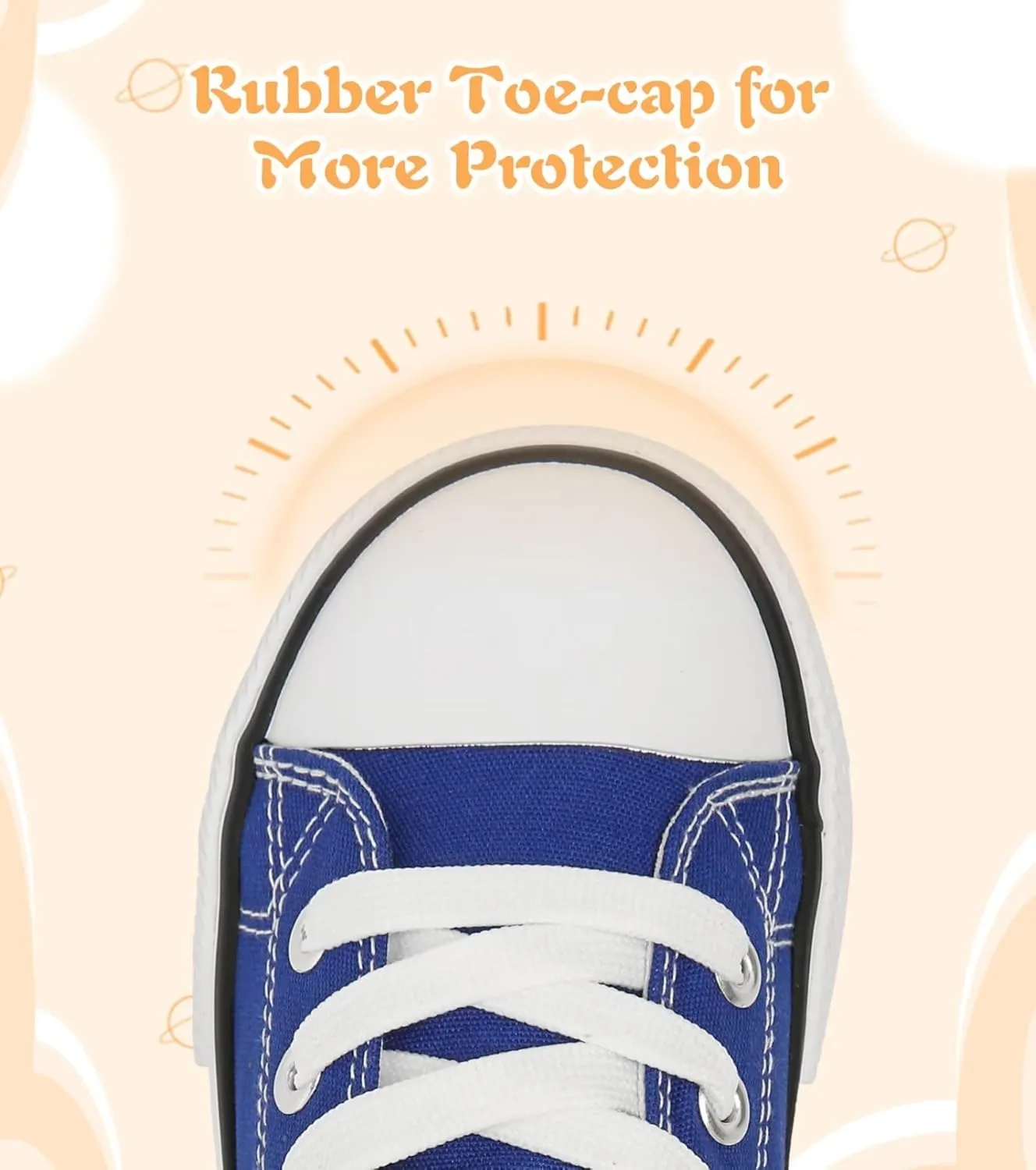 Toddler Little Kid Cushioned Canvas Shoes Slip On Sneakers Soft and Durable