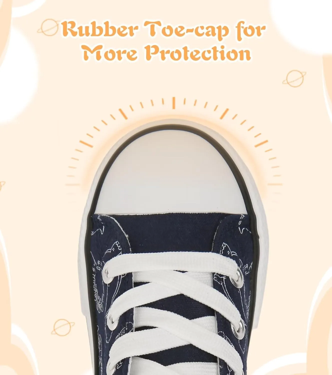 Toddler Little Kid Cushioned Canvas Shoes Slip On Sneakers Soft and Durable