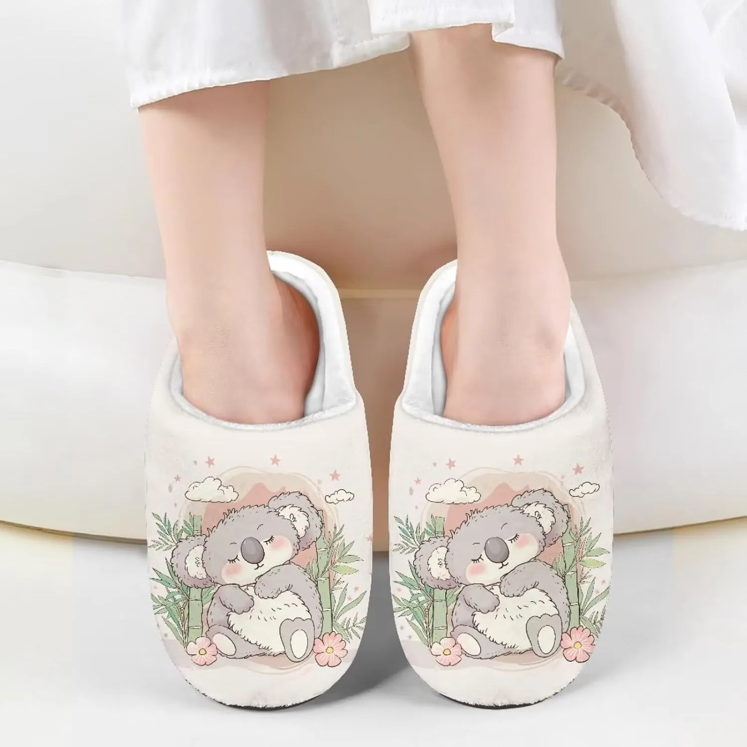 Toddler Slippers Kawaii Non-slip Kids Slippers Cute House Slippers for Kids Cozy House Slippers
