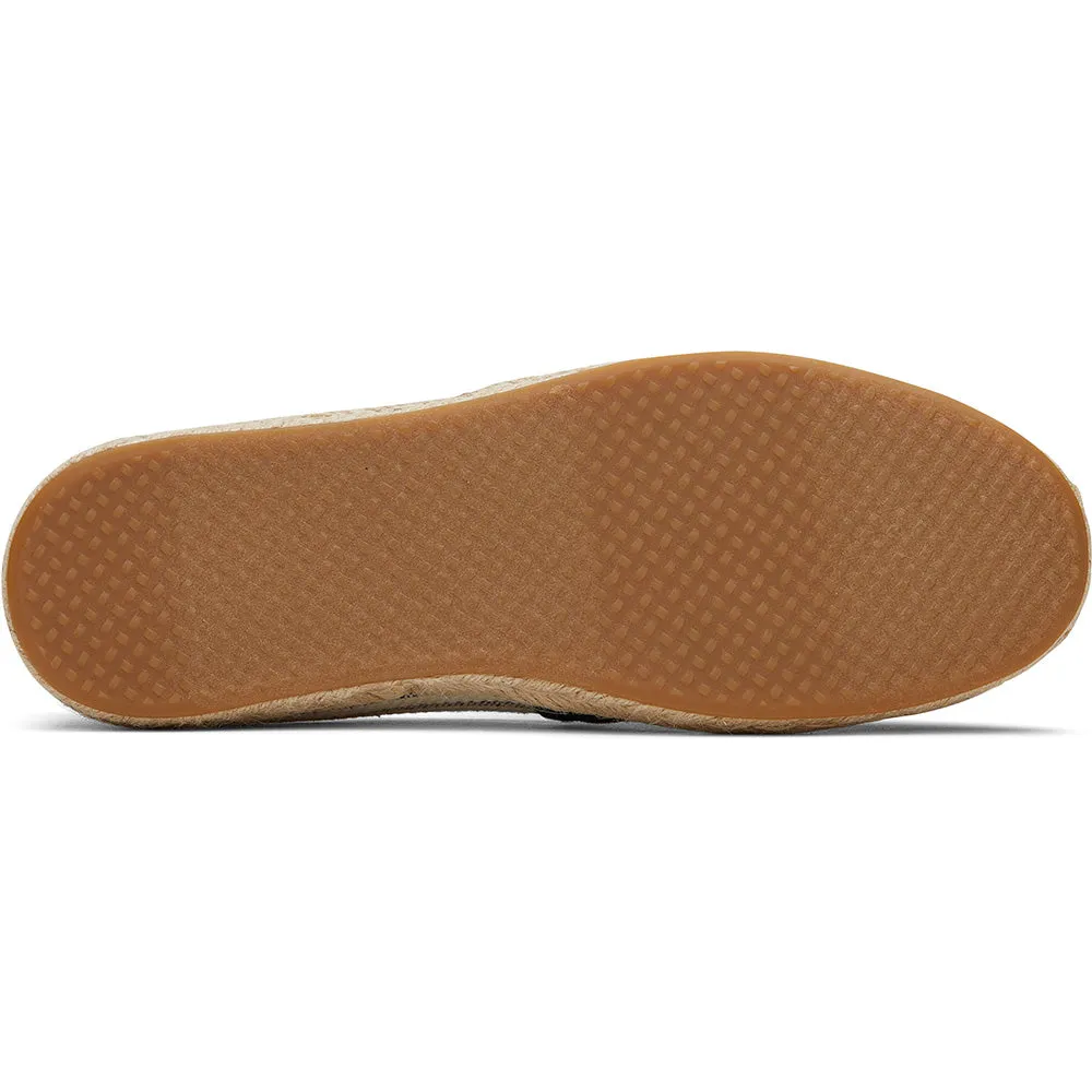 Toms Alpargata Rope Blk Rcl Ct Uni Strp Shoes