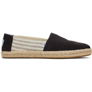 Toms Alpargata Rope Blk Rcl Ct Uni Strp Shoes