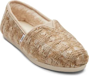 TOMS Women's, Alpargata Faux Fur Lined Slip-On Sahara 10 M