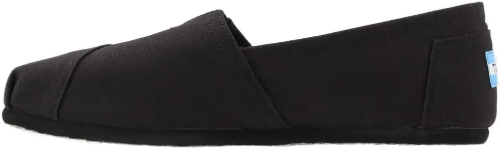 TOMS Womens Alpargata Geometric Slip On Flats Casual - Blue