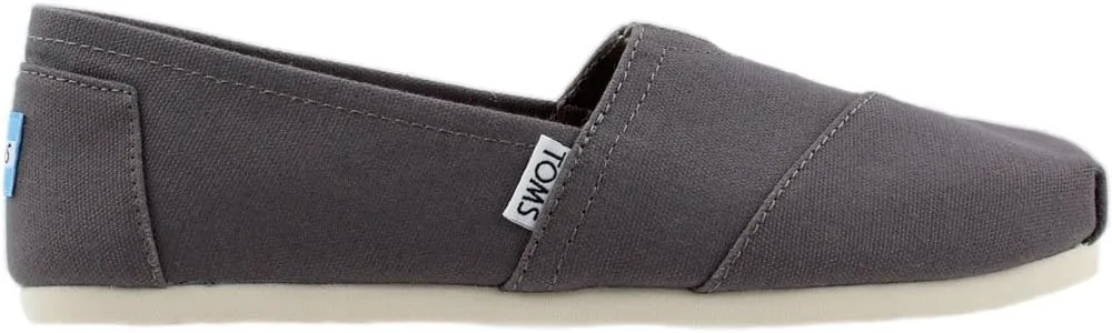 TOMS Womens Alpargata Geometric Slip On Flats Casual - Blue