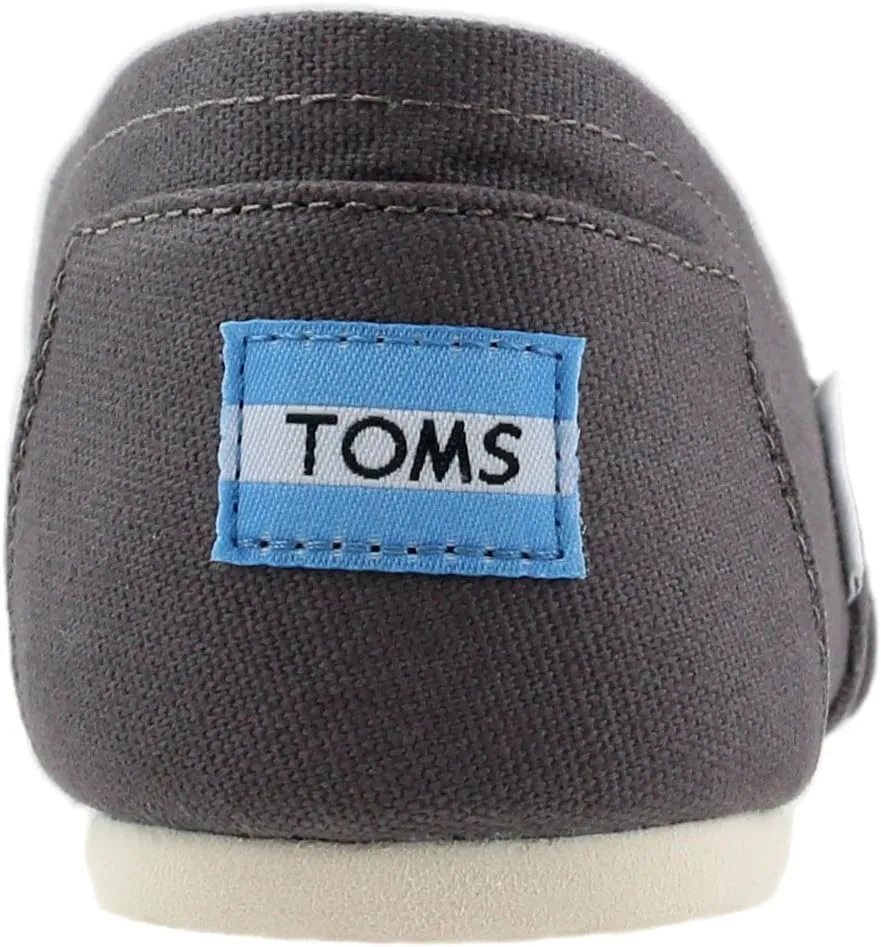TOMS Womens Alpargata Geometric Slip On Flats Casual - Blue