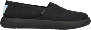 TOMS Womens Alpargata Mallow Slip On Sneakers Shoes Casual - Black