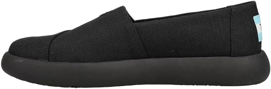 TOMS Womens Alpargata Mallow Slip On Sneakers Shoes Casual - Black