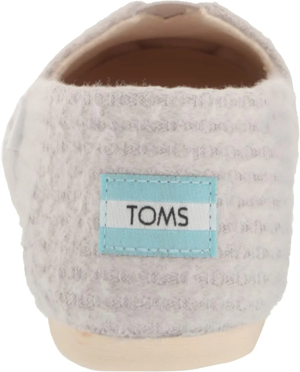 TOMS Womens Alpargata Repreve Slip On Flats Casual - Black
