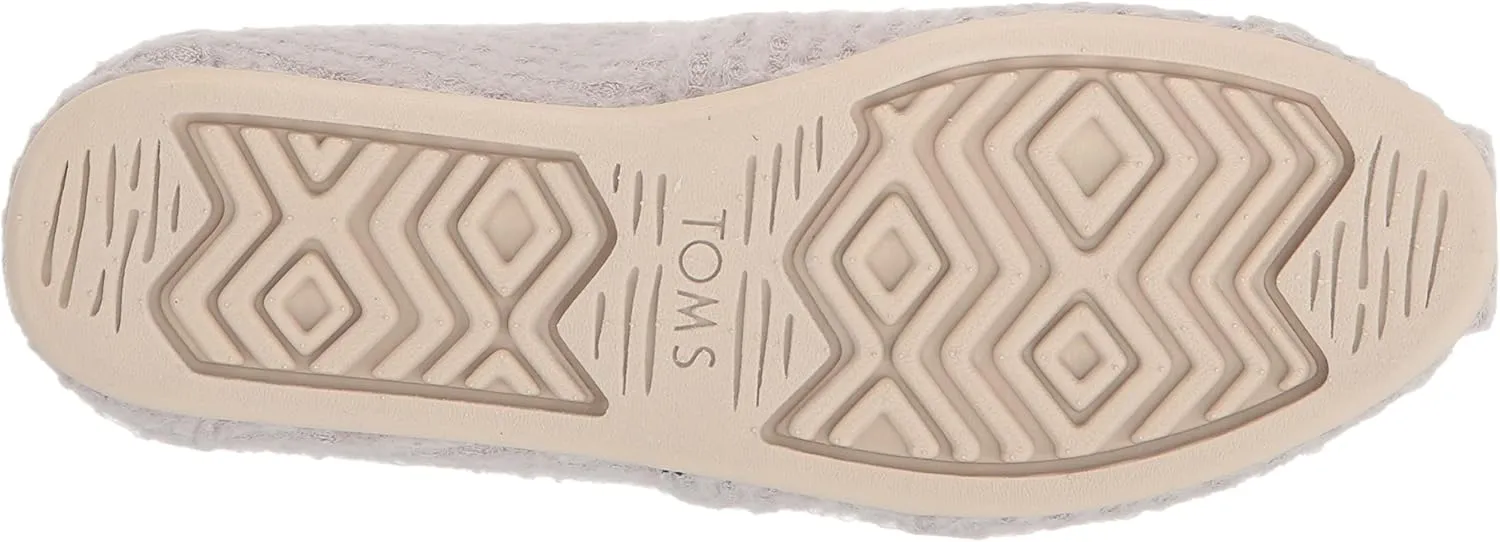 TOMS Womens Alpargata Repreve Slip On Flats Casual - Black