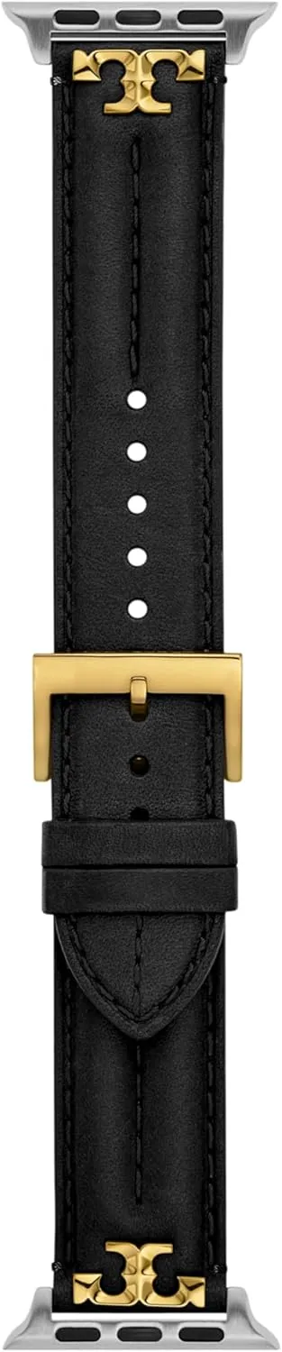 Tory Burch Women's Kira Designer Interchangeable Band for Apple Watch® Compatible with Series 1-9 or SE Apple Watch®