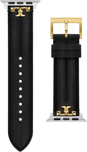 Tory Burch Women's Kira Designer Interchangeable Band for Apple Watch® Compatible with Series 1-9 or SE Apple Watch®
