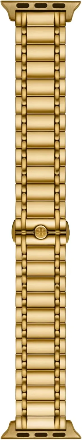 Tory Burch Women's Miller Designer Interchangeable Band for Apple Watch® Compatible with Series 1-9 or SE Apple Watch®