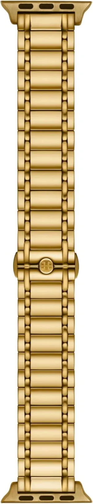 Tory Burch Women's Miller Designer Interchangeable Band for Apple Watch® Compatible with Series 1-9 or SE Apple Watch®