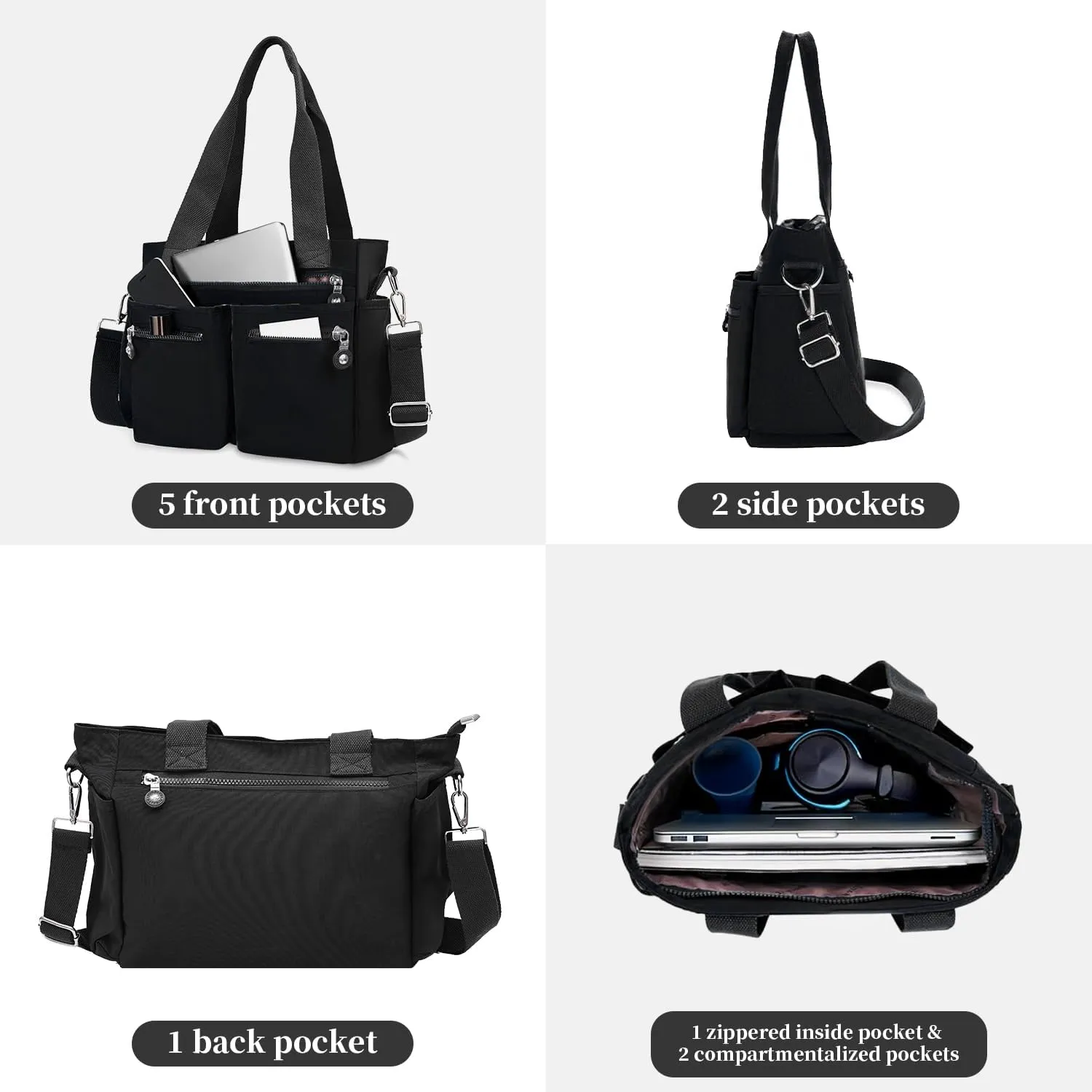 Tote Bag for Women Work Handbags for Women Crossbody Bags with Multiple Pockets