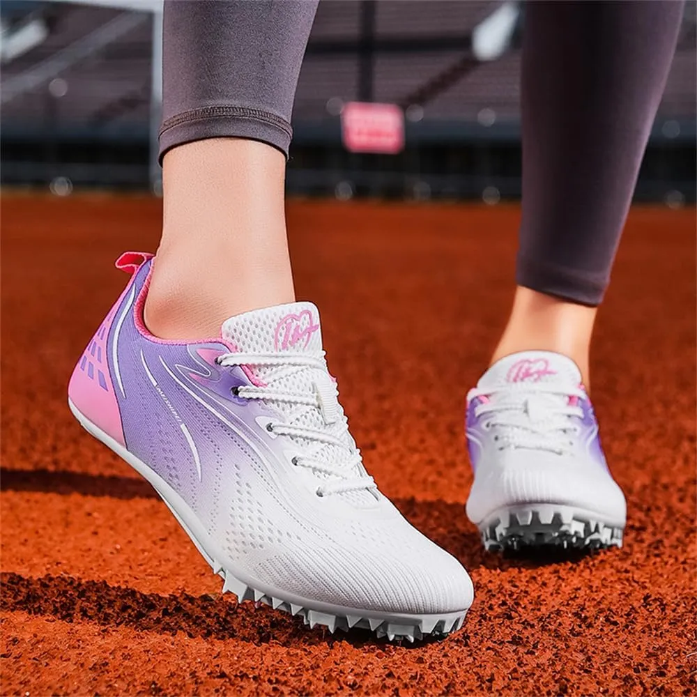 Track and Field Shoes Spikes for Men and Women Long-Distance Running Sports Shoes Sports Sprint Track and Field Competition Spikes for Boys and Girls