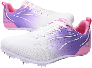 Track and Field Shoes Spikes for Men and Women Long-Distance Running Sports Shoes Sports Sprint Track and Field Competition Spikes for Boys and Girls