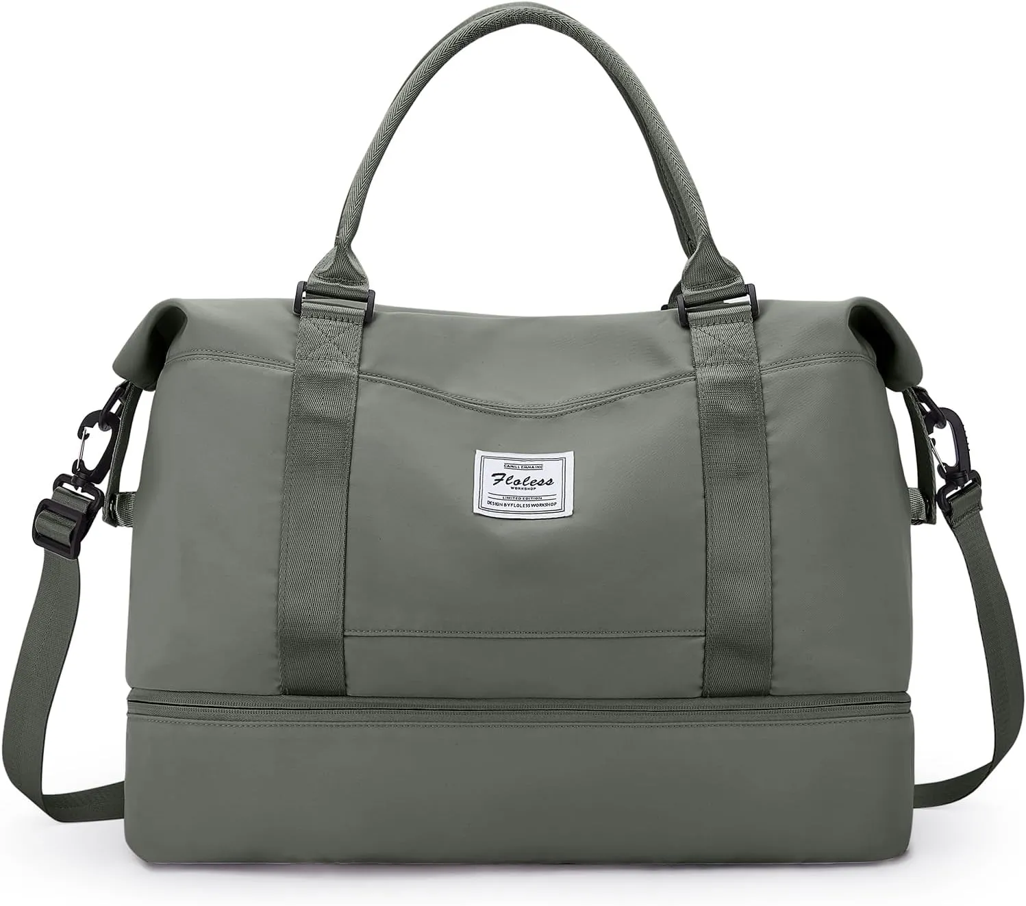 Travel Duffel Bag with Shoes Compartment, Overnight Weekender Bags for Women,Carry on Personal Item Bag
