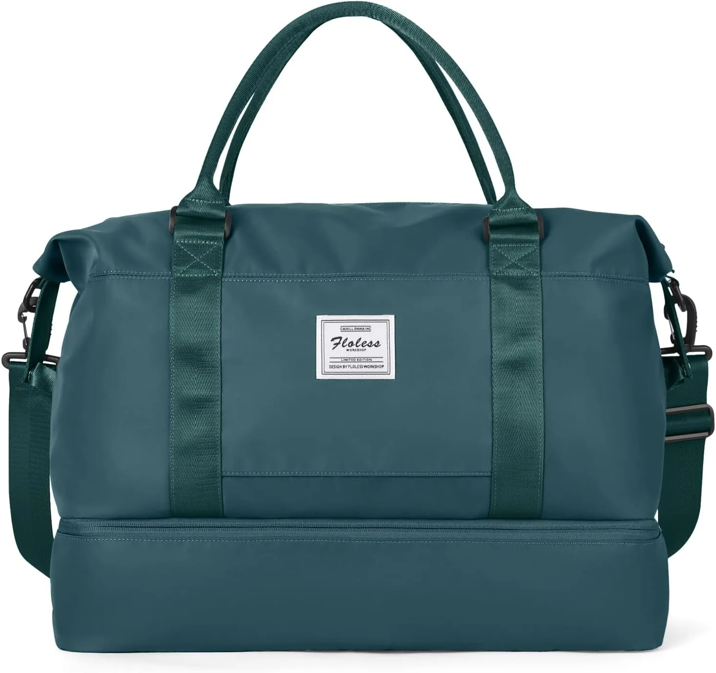 Travel Duffel Bag with Shoes Compartment, Overnight Weekender Bags for Women,Carry on Personal Item Bag