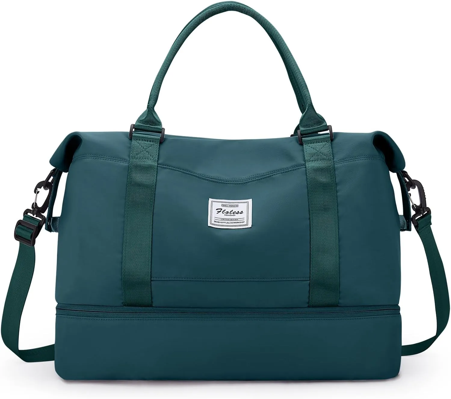 Travel Duffel Bag with Shoes Compartment, Overnight Weekender Bags for Women,Carry on Personal Item Bag
