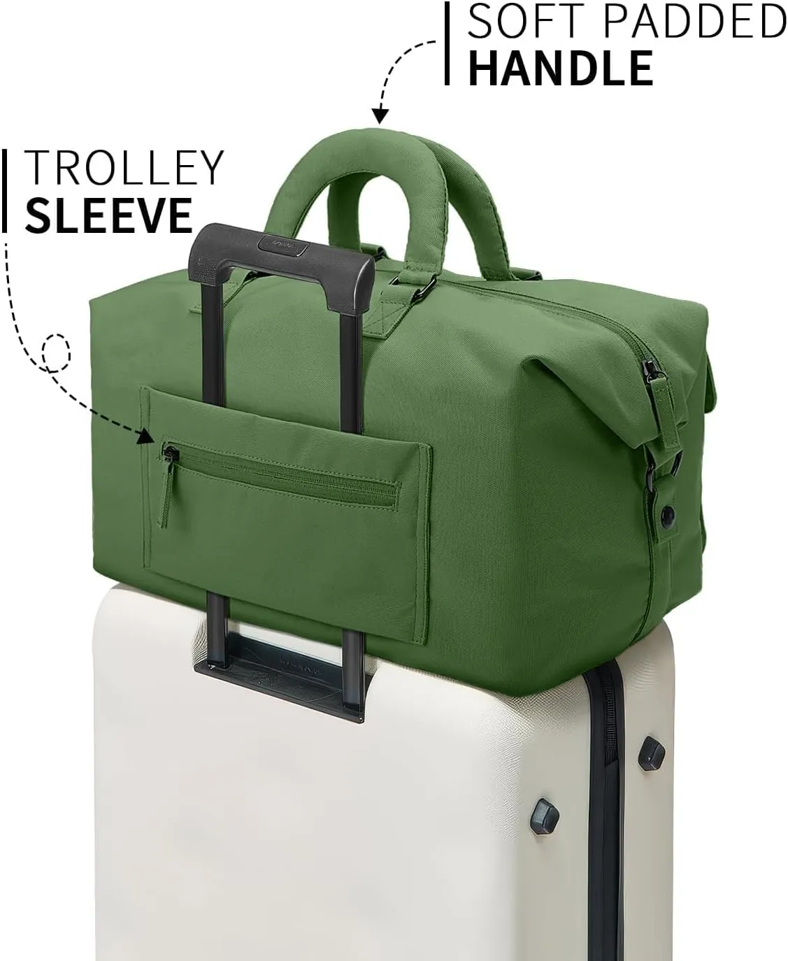Travel Duffle Bag Carry On Weekender Bags for women, Duffel bag Small Gym Bag for Women men with Shoe Compartment