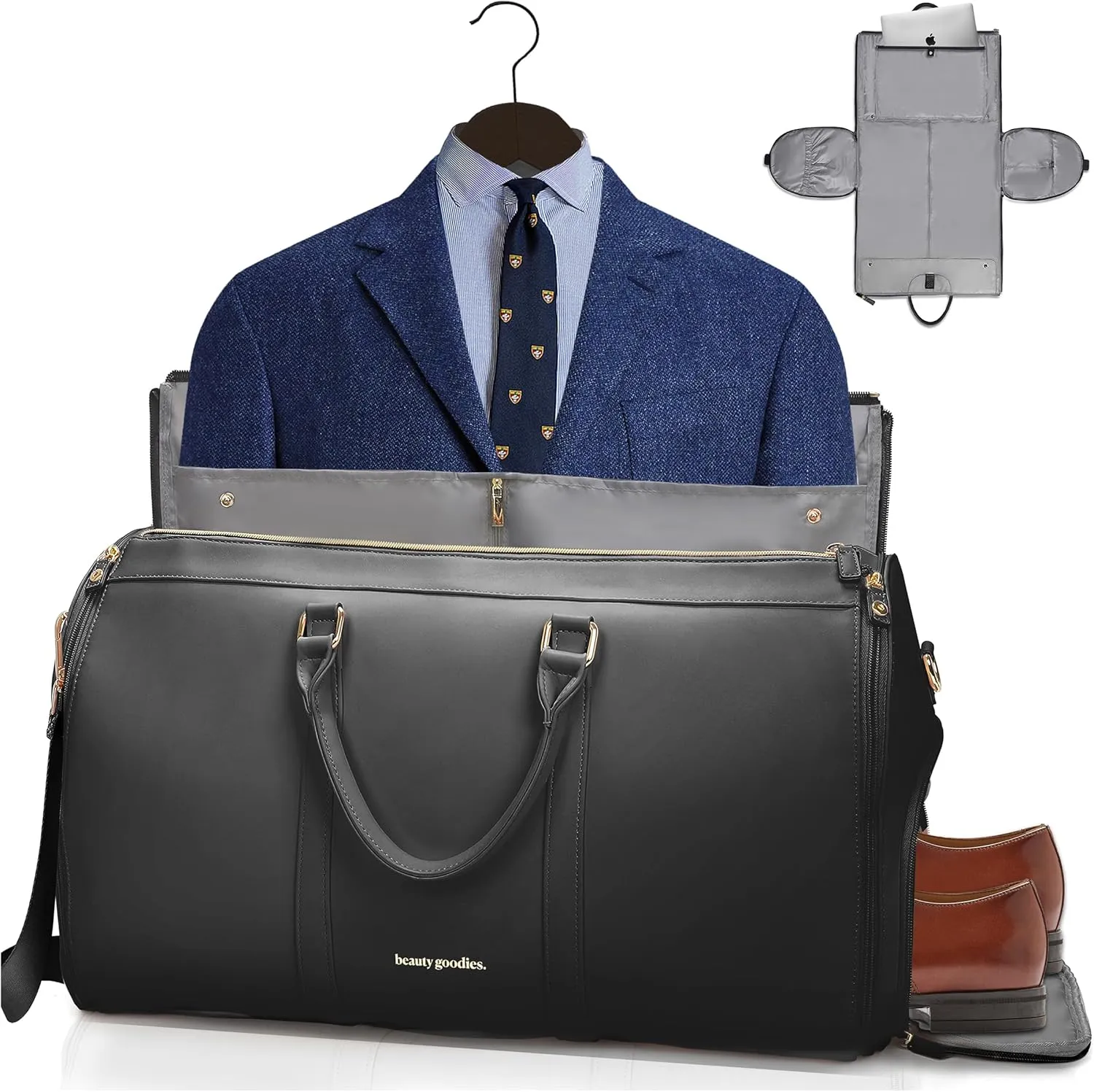 Travel Garment Bag Carry On, Convertible Garment Bags for Travel Suits and Dresses Folding, Garment Duffle Bags for Travel Carry On, Garment Duffel Bags for Travel, Carry on Garment Bag