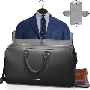 Travel Garment Bag Carry On, Convertible Garment Bags for Travel Suits and Dresses Folding, Garment Duffle Bags for Travel Carry On, Garment Duffel Bags for Travel, Carry on Garment Bag