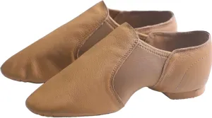 TW Leather Upper Slip on Jazz Shoes for Girls